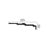 AD21 ARSTYL Modanatura per soffitto Poliuretano Noël & Marquet 255 x 60 x 2000 - 1 pezzo