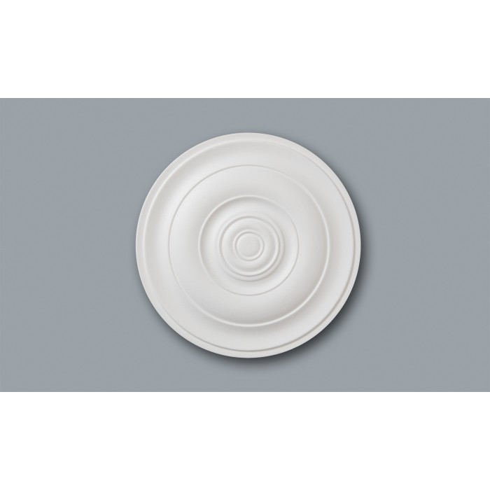 Ceiling rose Expanded polystyrene 22 x 465 x 465 - B33 DECOFLAIR - 1 piece