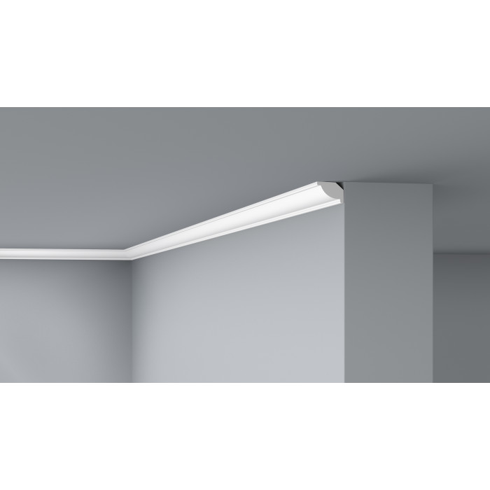 C5 DECOFLAIR Plafondlijst Polystyreen HD 16 x 22 x 2000 - 2 stuks