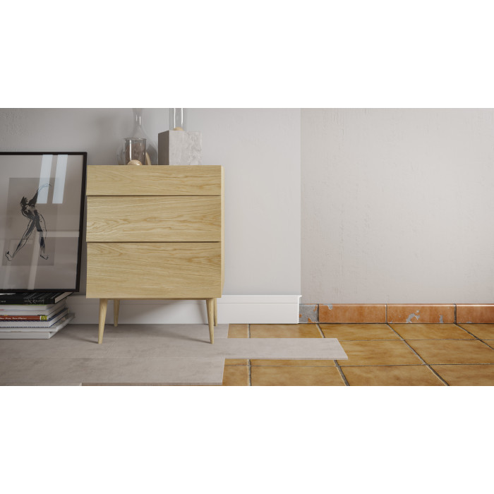 Cover skirting board High-density polystyrene Noël & Marquet 110 x 22 x 2000 - CF2 WALLSTYL - 1 piece