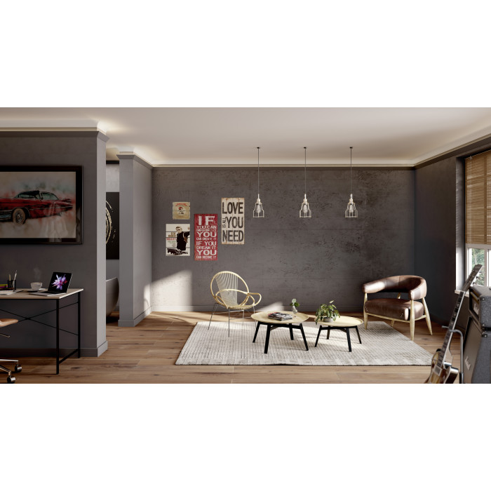 Verlichtingsprofiel Polystyreen met hoge dichtheid 60 x 36 x 2000 - CL12 DECOFLAIR - 1 stuk