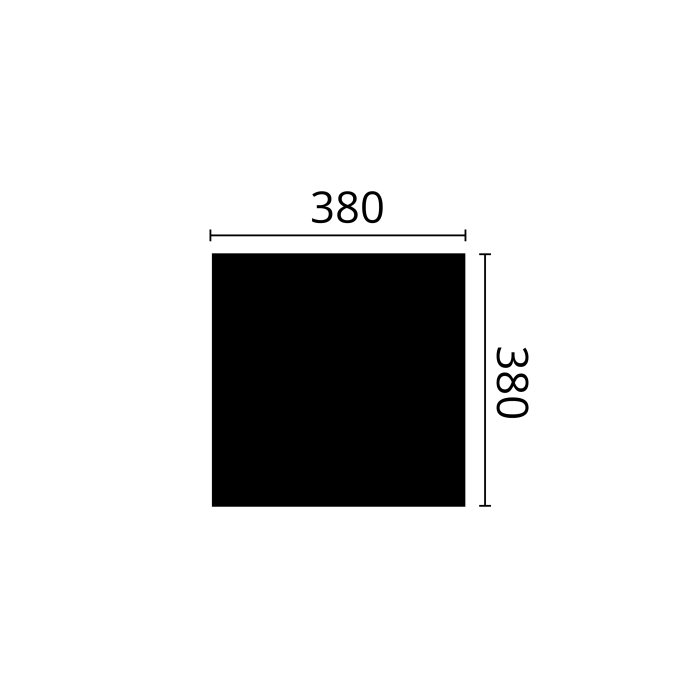 Wall panel Polyurethane Noël & Marquet 31 x 380 x 380 - CURVE ARSTYL - 1 piece