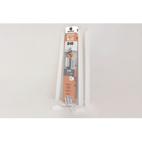 D10 Roomkit DECOFLAIR - Moulure de plafond Polymère extrudé  - 145 x 322 x 2043 mm - 1 pièce