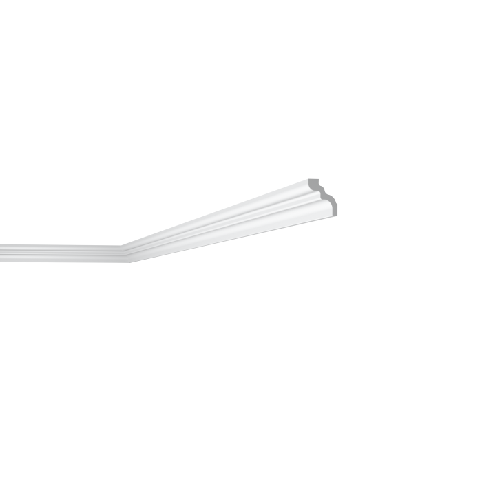 D13 DECOFLAIR Cornice per soffitto in polistirolo 50 x 45 x 2000 - 2 pezzi