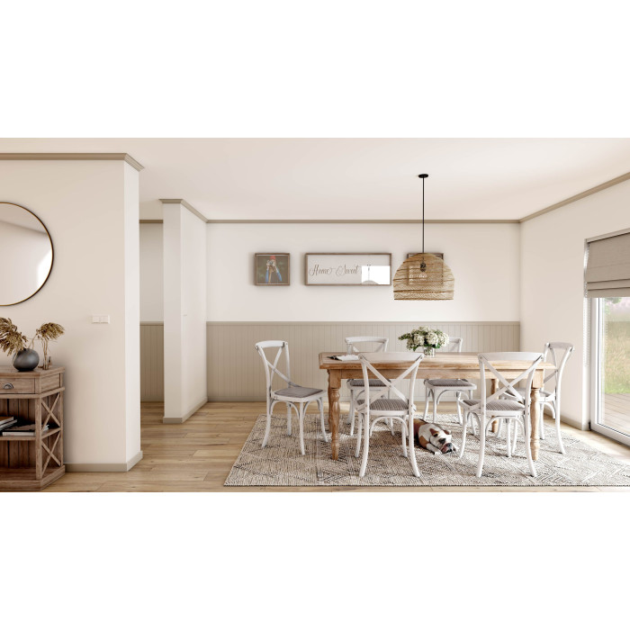 D7 DECOFLAIR Polystyrene ceiling molding 45 x 40 x 2000 - 2 pieces