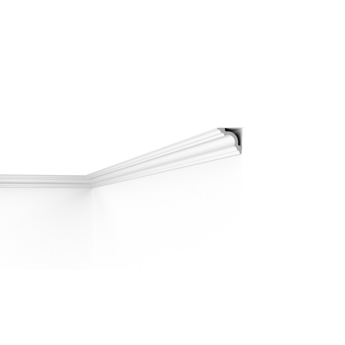 D8 DECOFLAIR - Moulure de plafond Polymère extrudé  - 50 x 50 x 2000 mm - 1 pièce