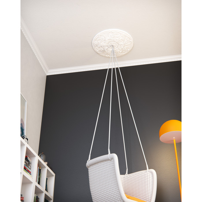 E10 DECOFLAIR Moulure de plafond Polystyrène expansé 75 x 75 x 2000 - 1 pièce