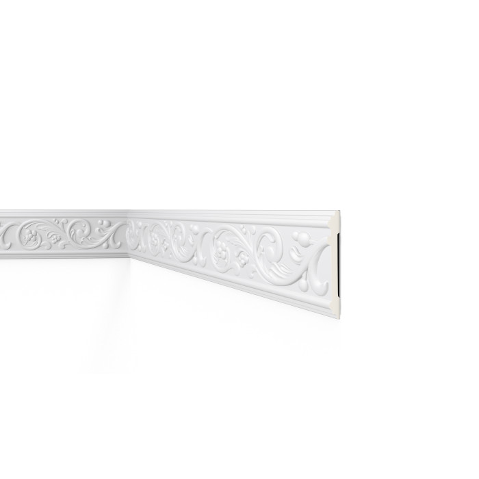 F19 DECOFLAIR - Cimaise Mousse de polyuréthane HD  - 125 x 14 x 2000 mm - 1 pièce