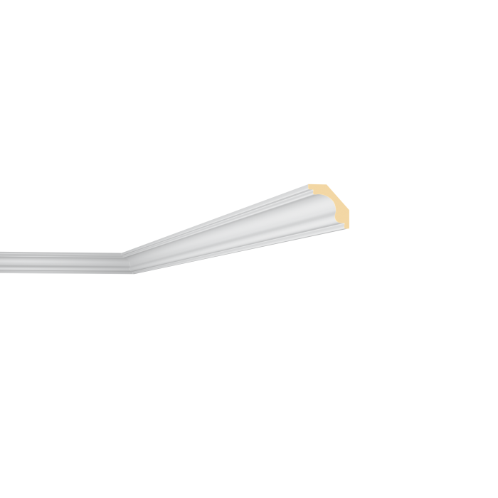 F2 DECOFLAIR Ceiling molding Polyurethane 55 x 55 x 2000 - 1 piece