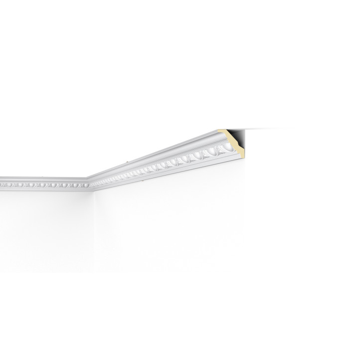 F3 DECOFLAIR - Moulure de plafond Mousse de polyuréthane HD  - 55 x 55 x 2000 mm - 1 pièce
