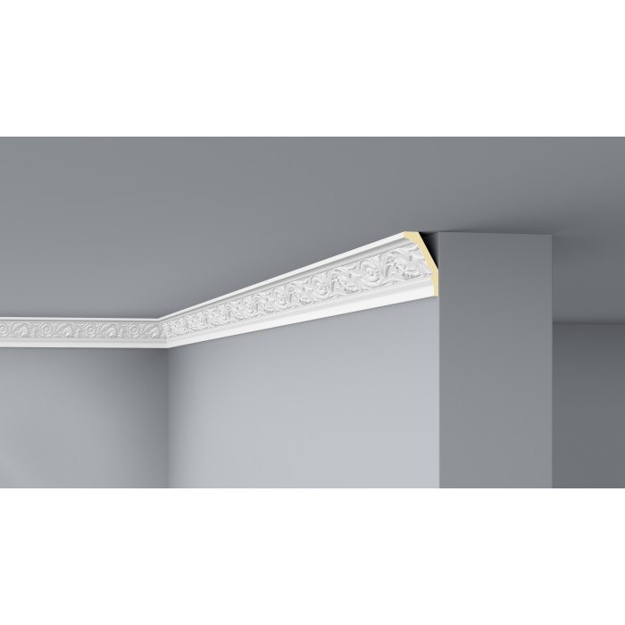 F5 DECOFLAIR Ceiling molding Polyurethane 80 x 50 x 2000 - 1 piece