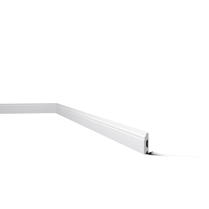 FB1 WALLSTYL - Plinthe Polystyrène HD - Noël & Marquet - 60 x 13 x 2000 mm - 1 pièce