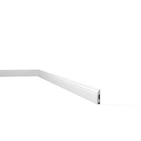 FB1F WALLSTYL - Plinthe Polystyrène HD - Noël & Marquet - 60 x 13 x 2000 mm - 1 pièce