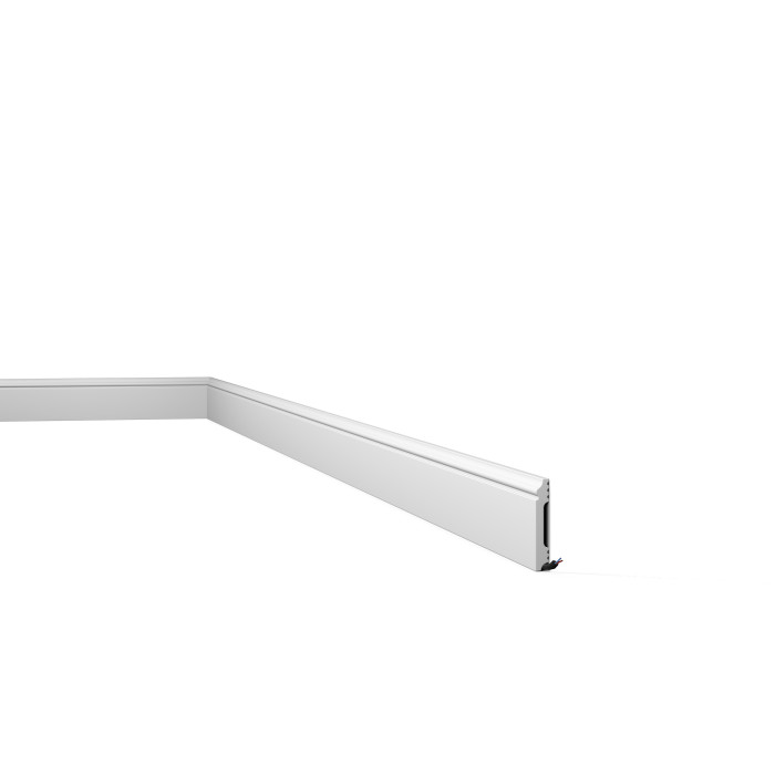 FL1 WALLSTYL - Plinthe Polystyrène HD - Noël & Marquet - 80 x 13 x 2000 mm - 1 pièce