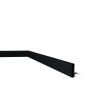 Battiscopa Polistirene ad alta densità Noël & Marquet 58 x 13 x 2000 - FT2-BLACK WALLSTYL - 1 pezzo