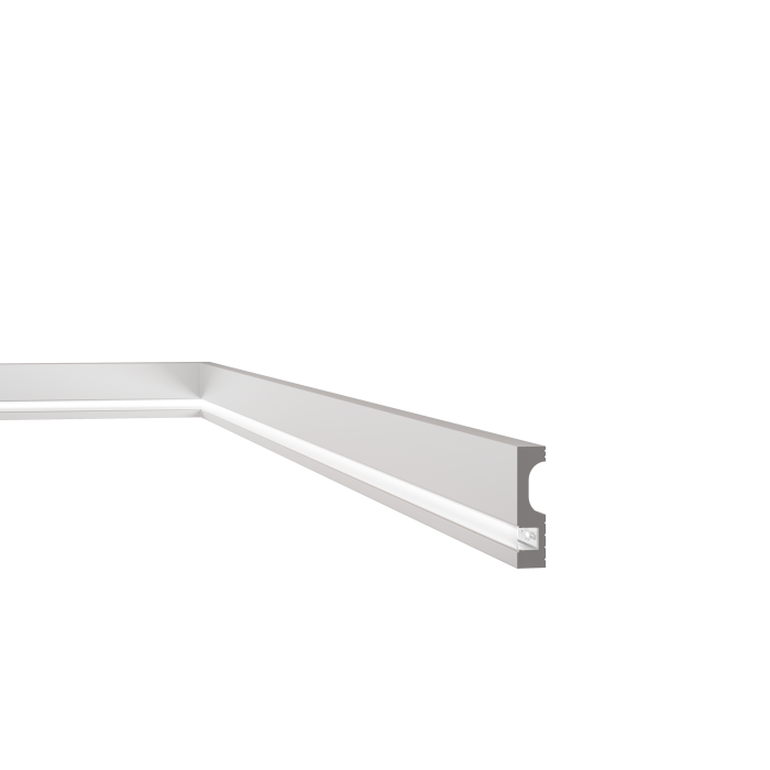 Lighting profile High-density polystyrene Noël & Marquet 80 x 20 x 2000 - IL11 WALLSTYL - 1 piece