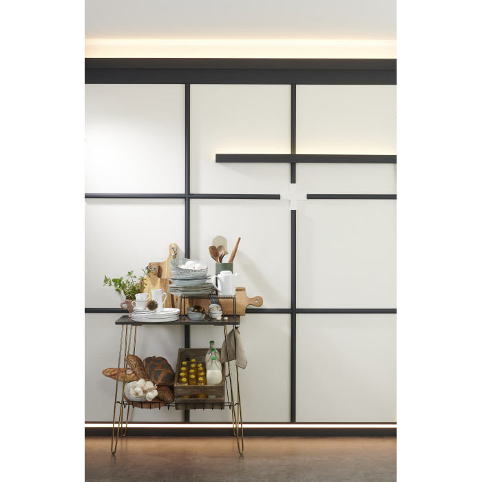 Perfil para iluminação Poliestireno de alta densidade Noël & Marquet 80 x 20 x 2000 - IL11 WALLSTYL - 1 unidade