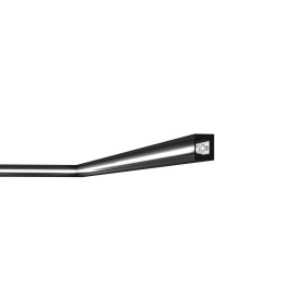 IL12 BLACK WALLSTYL - Profilés pour éclairage Polystyrène HD - Noël & Marquet - 20 x 25 x 2000 mm - 1 pièce