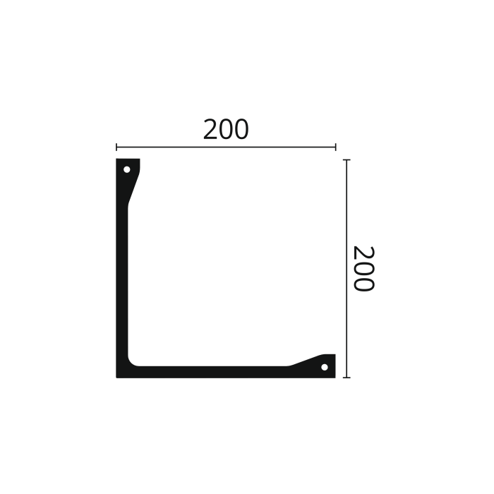 L5 ARSTYL Plafondlijst Polyurethaan Noël & Marquet 200 x 200 x 2000 - 1 stuk