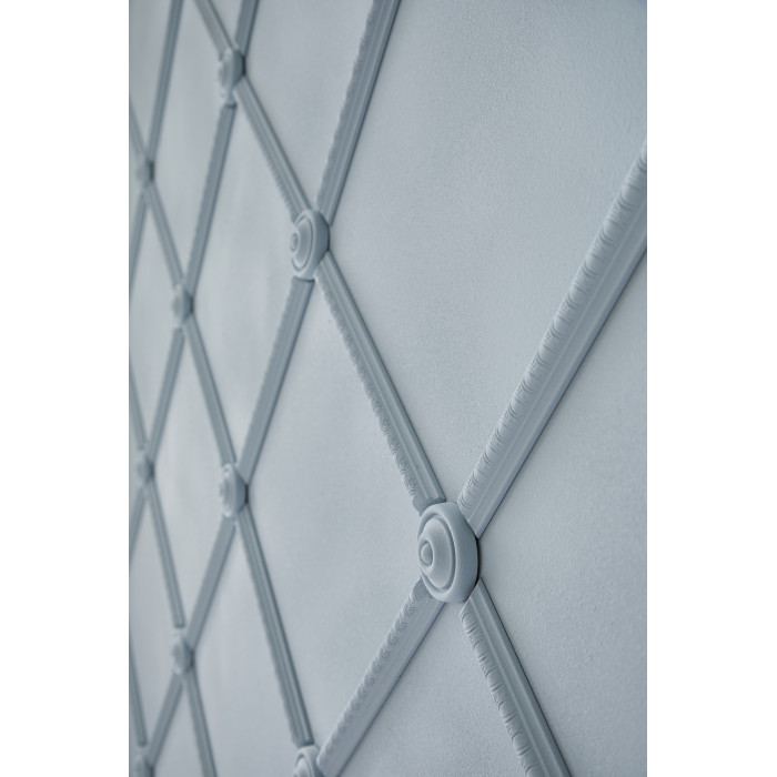 M60 DECOFLAIR Rosace Polyuréthane 21 x 80 x 80 - 2 pièces