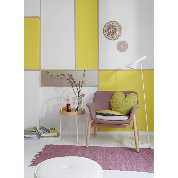 Roseta de poliuretano M63 DECOFLAIR 325 x 22 x 325 - 1 peça