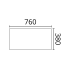 OCEAN DECOFLAIR Panneau mural Polyuréthane 12 x 380 x 760 - 1 pièce