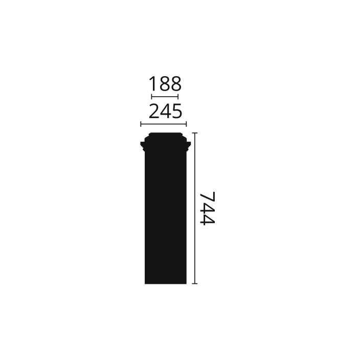 PB2 ARSTYL Noël & Marquet 60 x 245 x 744 - 1 stuk