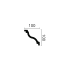 Ceiling moulding Polystyrene Noël & Marquet 100 x 100 x 2000 - SL NOMASTYL - 1 piece
