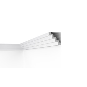ST4 NOMASTYL - Moulure de plafond Polystyrène - Noël & Marquet - 130 x 130 x 2000 mm - 1 pièce