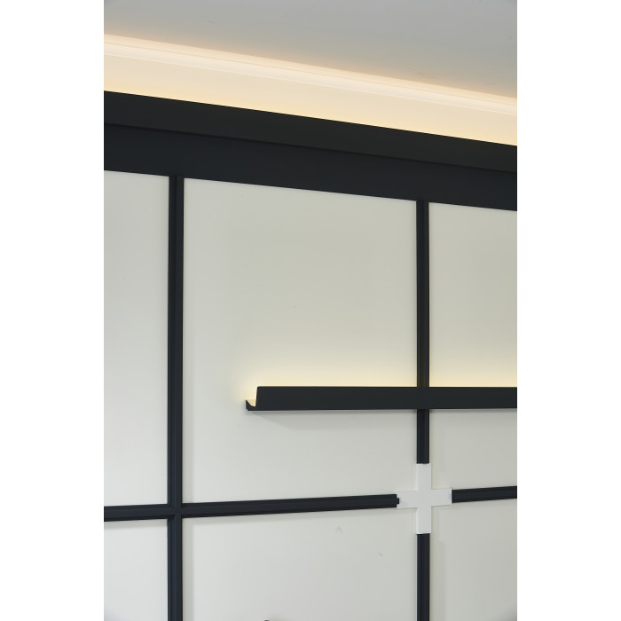 Plafondlijst Polystyreen met hoge dichtheid Noël & Marquet 30 x 20 x 2000 - T40 WALLSTYL - 1 stuk
