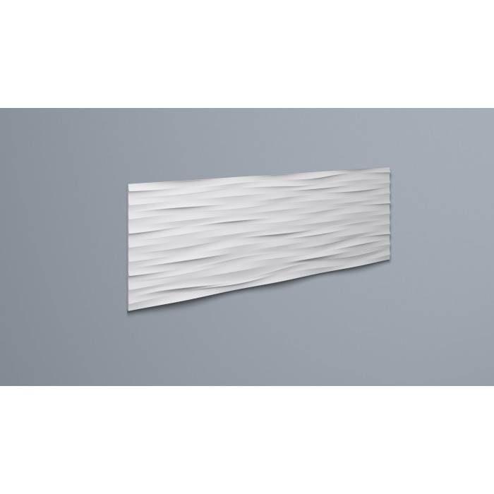 WAVE ARSTYL Panneau mural Polyuréthane Noël & Marquet 19 x 380 x 1135 - 1 pièce