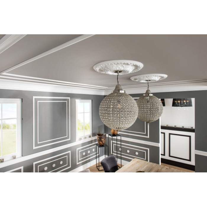 WO1 WALLSTYL Cornice portafoto in polistirolo HD Noël & Marquet 38 x 18 x 2000 - 1 pezzo