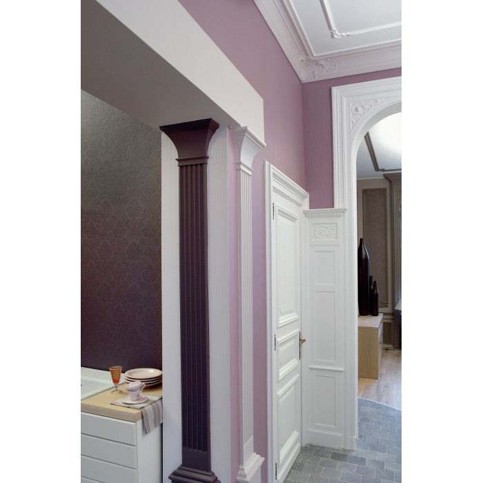 Z42 ARSTYL Moulure de plafond Polyuréthane Noël & Marquet 174 x 174 x 2000 - 1 Set (2 Coins)