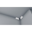 Ceiling moulding High-density polystyrene 80 x 80 x 190 - D10-INTERNAL-CORNERS DECOFLAIR - 1 piece