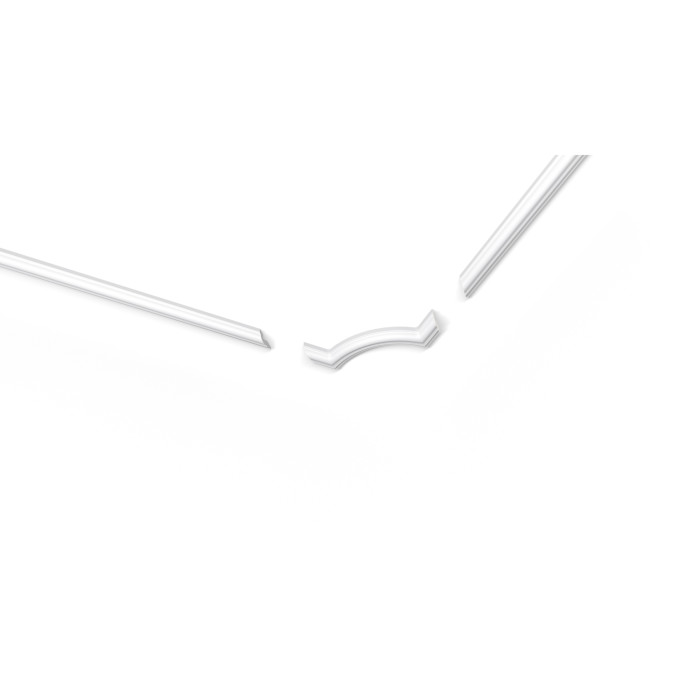 Moulure de plafond Polyuréthane Noël & Marquet 20 x 160 x 160 - O16 NOMASTYL - 1 Set (4 pcs.)