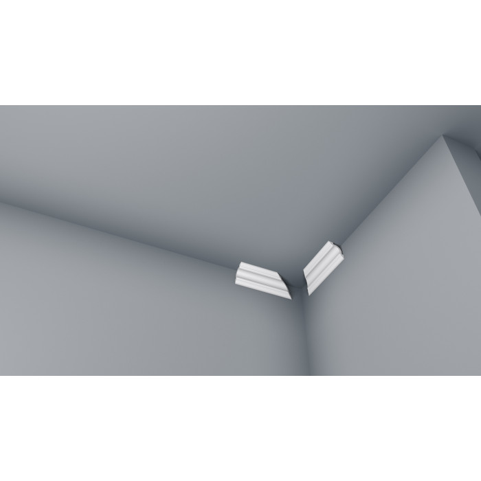 Ceiling moulding High-density polystyrene 50 x 50 x 190 - D8-INTERNAL-CORNERS DECOFLAIR - 1 piece