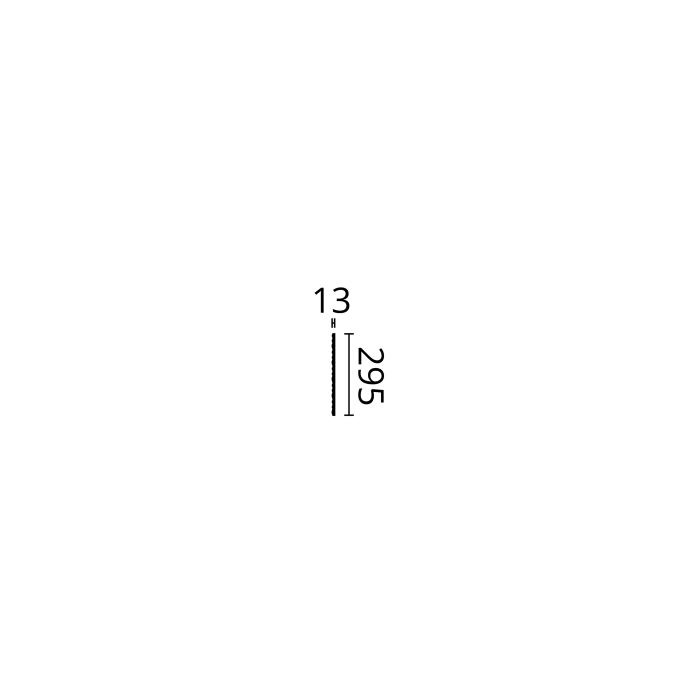 Pannello murale Poliuretano Noël & Marquet 13 x 295 x 2000 - CALANDO-FLEX ARSTYL - 1 pezzo