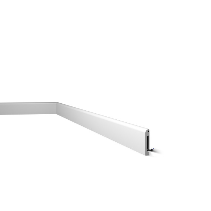 FL12 WALLSTYL Battiscopa in polistirene HD Noël & Marquet 80 x 13 x 2000 - 1 pezzo