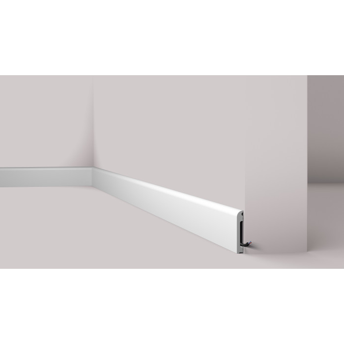 Skirting boards High-density polystyrene Noël & Marquet 80 x 13 x 2000 - FL12 WALLSTYL - 1 piece