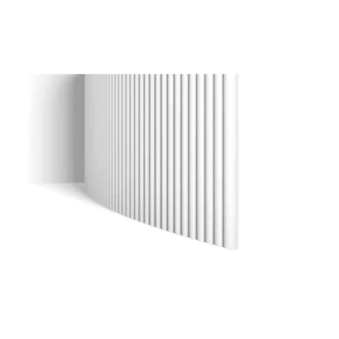 Wall panel Polyurethane Noël & Marquet 14,5 x 295 x 1980 - CANELE-S-FLEX ARSTYL - 1 piece