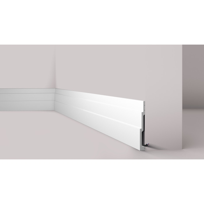 Skirting board High-density polystyrene Noël & Marquet 180 x 20 x 2000 - FT18 WALLSTYL - 1 piece
